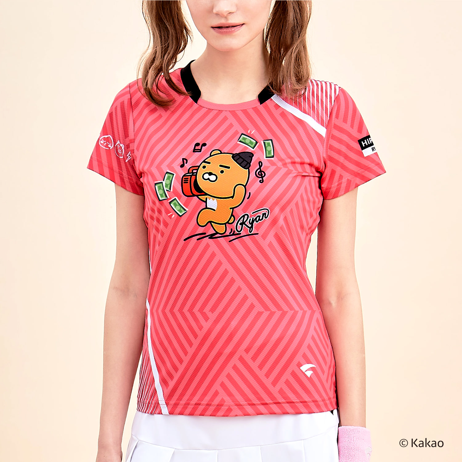 카카오프렌즈 반팔 티셔츠 KRT-22135 / WOMEN